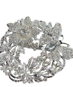 Crystal Butterfly Brooch